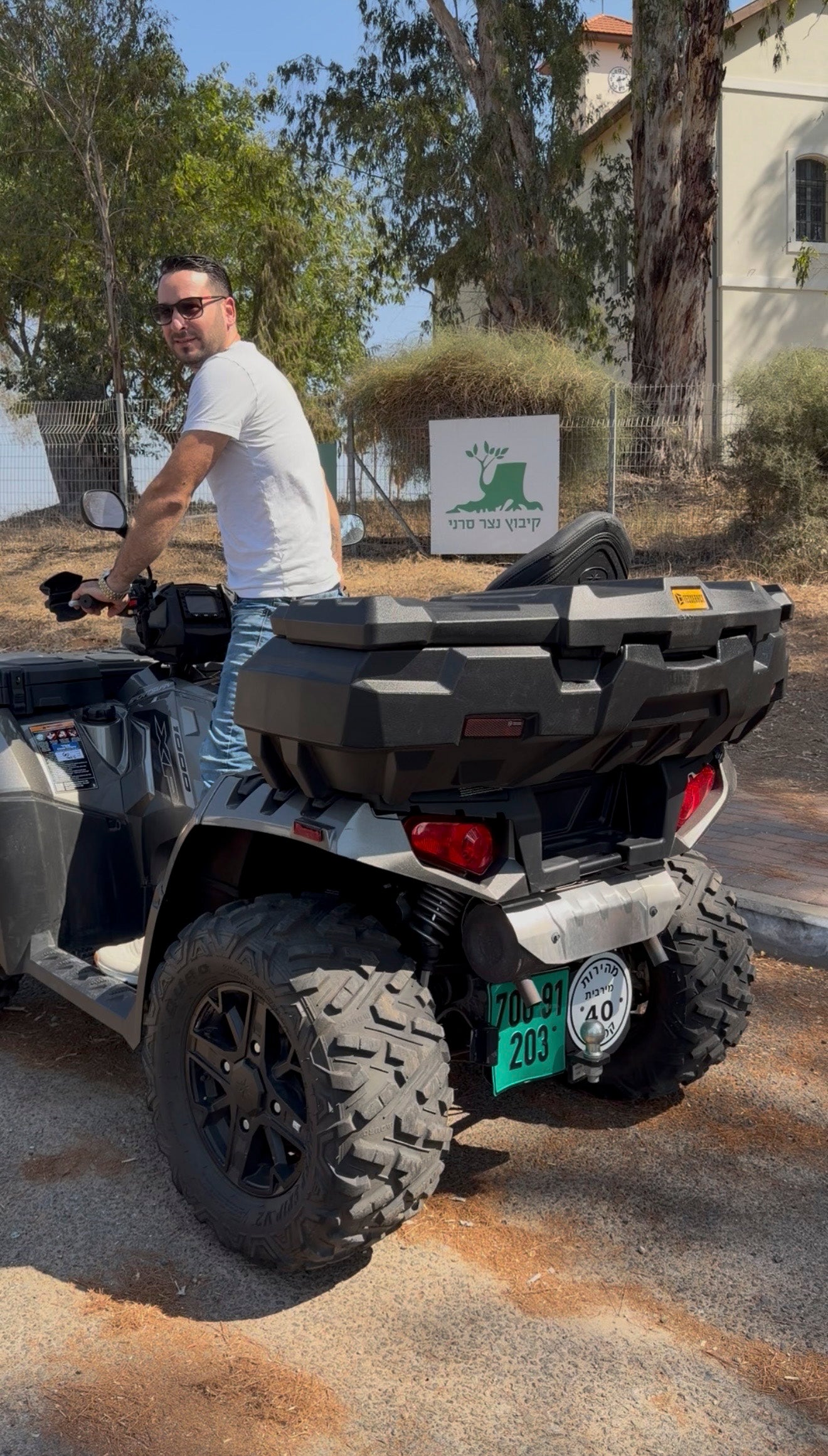 TESSERACT ארגז לטרקטורון POLARIS SPORTSMAN TOURING דו-מושבי 850-1000